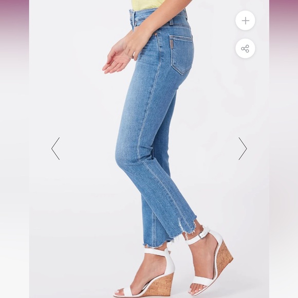 PAIGE CINDY HIGH STRAIGHT JEAN - Picture 3 of 9